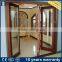 Aluminum Frame Double Layer Glass Collapsible Door