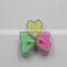 magic heart shape color flame candle