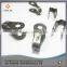 Metal shoe hooks for climbing shoes