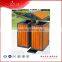 outdoor garden wooden outdoor garbage bin
