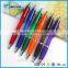 Colorful plastic ballpoint pens with logo printing cheap advertising gift ballpoint pens promotional gift pens