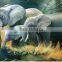 custom PET lenticular 3D flip animal picture for decoration