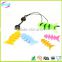 Customized silicone fish bone cable winder Wrap Winder earphone cord winder