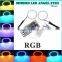 New style Epistar chips White PCB 80mm full circle 5050 smd led vw angel eye headlights