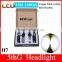 5000lumen 20w fanless H13 led car headlight bulbs for MAZDA 2