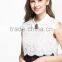 Lastest Women Fashion Design Casual Dress Sleeveless Mini Dress With Lace Top