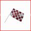 5*8 inches red white flag,roll up flag,silk screen flag