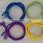 2*0.75mm2 colored cotton braided electrical wire for lamp and lighting H03VV-F