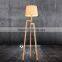 2015 Solidwood natural wooden floor standing lightings/lamps for home decoration