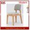 High Cost-effective Upholstered Seat Durable Wood Base Leisure Chair