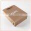 blind debossing silver foil brand name thick board paper gift bags