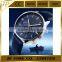 Luxury Men Leather 6 Hands Date Moon watch Analog Waterproof Watch