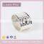Linen Pro Gold Plated Napkin Rings for Restaurant