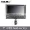 7-inch 1280*800 On-camera Field hdmi ypbpr monitor Focus Assistance Exposure ST7DII