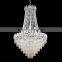 Polished Chrome K9 Crystal Lampara Chandelier Wedding Decoration