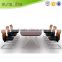Wholesale Cheap high quality modern clear glass conference table