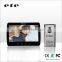 10 inch hd door bell type video door phone intercom system with photo memory & video talking function