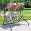 Outdoor hanging swing chair, two seat garden swing seats uk