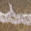 BV1005 New Real Photo Appliques Long Bridal Veil Lace Purfle One Layer 2015 Wedding Veils