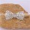 Newest Tiara Hair Fashion Jewelry Butterfly Shaped Crystal with Pearl Hairpin for Women