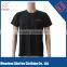 black color simple design rubber printing logo t shirt ,cheap t shirt