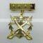 Gold plated badge laple pins for honor