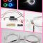 red color waterproof 80mm led angel eyes head lamp xenon bulb CE-certificate headlight for car led halo rings kit