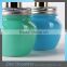 High Quality Colored Glass Soap Dispenser Vintage Mason Jar Pump