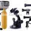 Outdoor sport Bundle Combo Kit Accessories For wifi sj5000 Camera - Suction Cup Mount Handlebar Seatpost Floating Grip Tripod