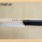 Best Quality 6 inch Japanese Style Ceramic Chef Utility Knife, satin finish, black handle in PVC box