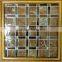 factory direct Golden Square Crystal Glitter Mosaic Tile MD01G