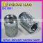 Stainless and Brass Insert Knurled Pipe Nuts