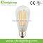 Hot new fashion decorative vintage edison light st64 e27 led filament lamp