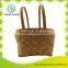 Handwoven shopping wood chip basket