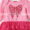 2016 set drill butterfly pretty lace made summer/spring toddler dresses