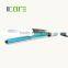 Professional ceramic hair straightener and LCD temperature display
