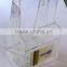 acrylic table top advertising brochure holder
