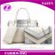 Wholesale gray designer handbags ladies black bag pu leather handbag
