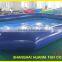 Pvc plastic blue color above ground portable inflatable swimming pools