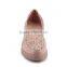 High quality comfort casual shoes fancy lace leather shoes ladies beautiful flat shoes within height increasing