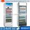 single door upright display showcase refrigerators
