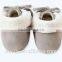 2014 Newest Soft Sole Warm Leather Newborn Baby Shoes With Lace