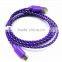 Fabric Braided USB Sync Data Charger Cable