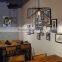 Top quality industrial vintage lamp Hexagram Wrought iron chandelier