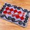 flower shaggy rugs bathroom waterproof mat