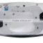 two people Acrylic rectangle freestanding hydromassage whirlpool bathroom tub