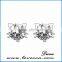 Silver Women Charms Blue Crytal Big Blue Earrings 2015 New Product
