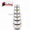 Hot Sale Stainless Steel Salad Bowl / Mixing Basin Set With Silicone Bottom