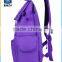 Classic College School purple Reinforced Polyester Backpack