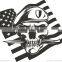 water transfer summer USA soldier black skull customized temporary tattoo